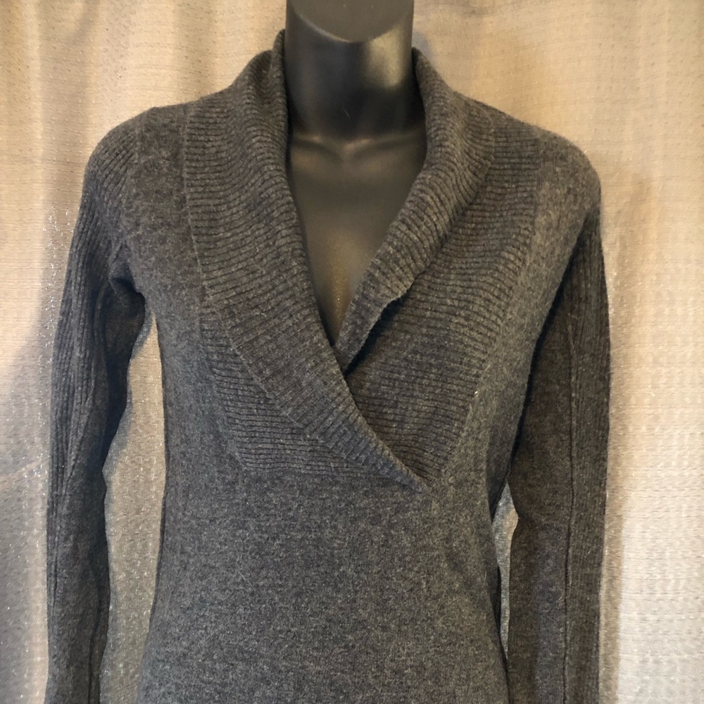 Old Navy shawl collar fitted sweater